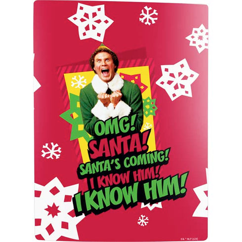 Elf OMG Santas Coming PS5 Digital Edition Console Skin